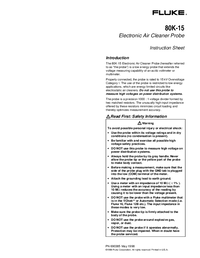 Thumbnail of document Manual - 80K High Voltage Probe